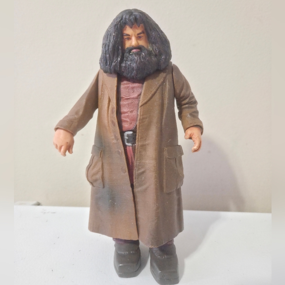 Harry Potter Rubeus Hagrid 9” Action Figure Mattel 2001 Warner Bros Toy